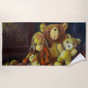 Serviette De Plage Encore de la vie avec des Nounours