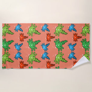 Serviette De Plage Enfants Axototl Salamander