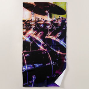 Serviette De Plage Ensemble de tambour