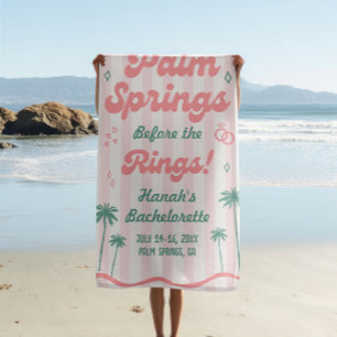 Serviette De Plage Enterrement de vie de jeune fille à Palm Springs