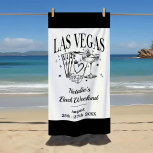 Serviette De Plage Enterrement de vie de jeune fille personnalisé à L