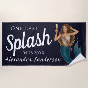 Serviette De Plage Enterrement de vie de jeune fille personnalisé ave