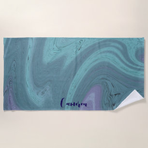 Serviette De Plage Enterrement de vie de jeune fille personnalisé tou