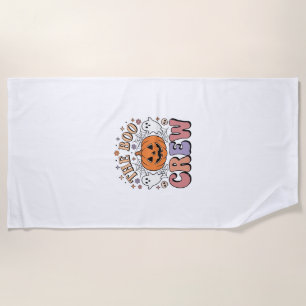 Serviette De Plage Équipage fantôme d'Halloween Mignon Fantomatique V