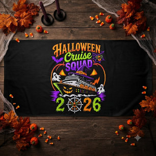 Serviette De Plage Équipe de croisière Halloween 2026 tenue coordonné