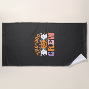 Serviette De Plage Équipe de fantômes de citrouille de Halloween Desi