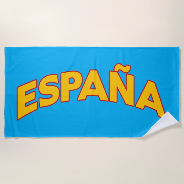 Serviette De Plage Espagne 5 (Devant)