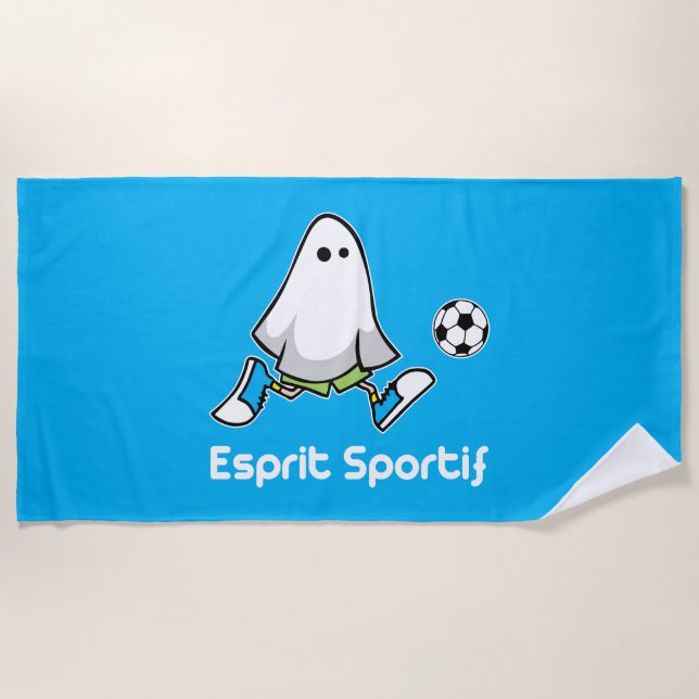 Serviette De Plage Esprit Sportif (Devant)