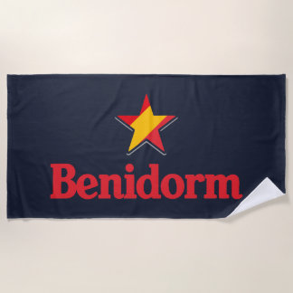 Serviette De Plage Étoiles d'Espagne – Benidorm