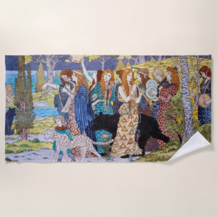 Serviette De Plage Eugene Grasset - Panneau décoratif Harmony