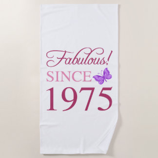 Serviette De Plage Fabuleux depuis 1975 50e anniversaire