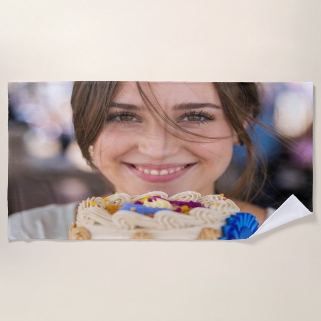 Serviette De Plage Fair Cooking Contest Photo Customize (Devant)