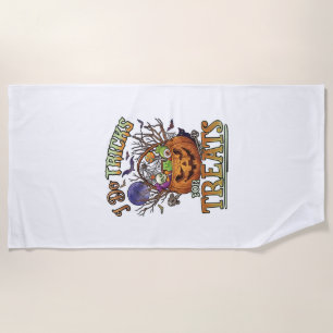 Serviette De Plage Faire des tours friandises Halloween Citrouille Pa