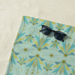 Serviette de plage Fairy Stars Pistachio