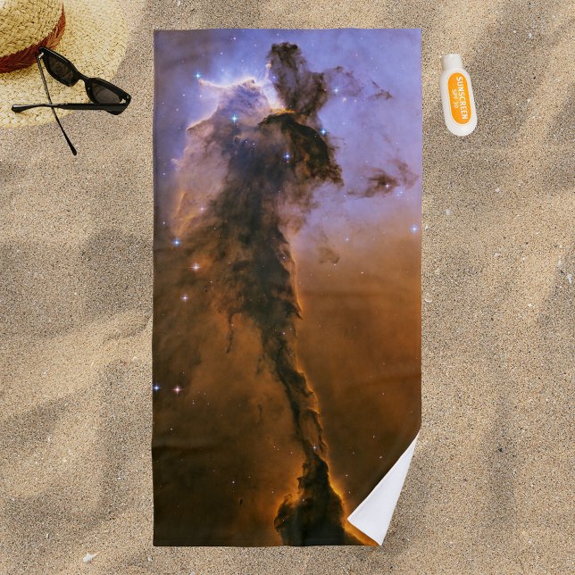 Serviette De Plage Fée de l'aigle Nebula NASA Abstrait (Fairy of Eagle Nebula NASA Abstract Beach Towel)