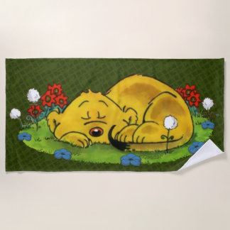 Serviette De Plage Ferald Dormir Sur Les Tournesols