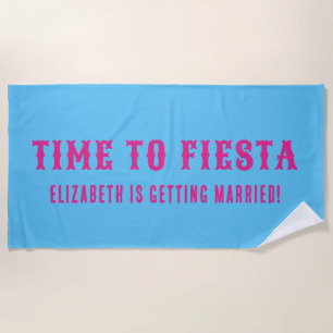 Serviette De Plage Fête amusante de papier découpé