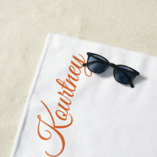 SERVIETTE DE PLAGE FÊTE DE FIANÇAILLES DE MARIÉE SUR MESURE MODERNE E