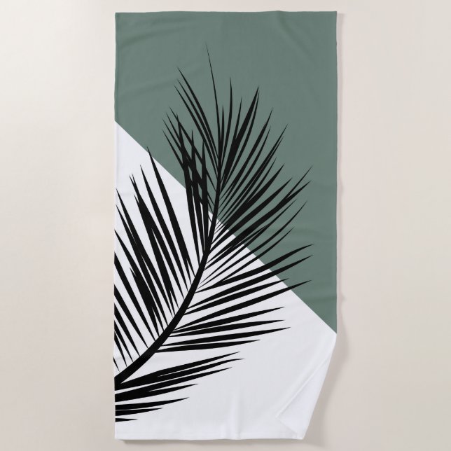 Serviette De Plage Feuille de palme (Devant)