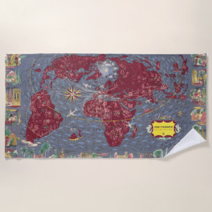 Serviette De Plage Feuilles 1-8 : Air France