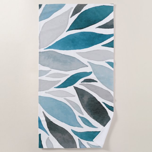 Serviette De Plage feuilles d'arbre (Devant)