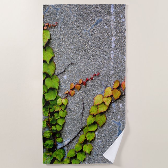 Serviette De Plage Feuilles d'automne (Devant)