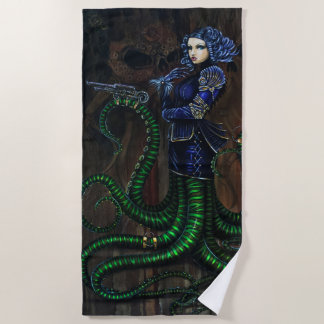 Serviette De Plage Fille d'Octogirl de singularités de Cthulhu