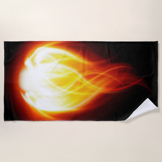Serviette de plage Flames (Devant)