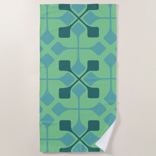 Serviette De Plage Flèches bleues (Devant)