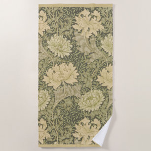 Serviette De Plage Fleur de Sauge Chrysanthème de William Morris
