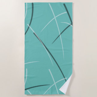 Serviette De Plage Flexible Monochrome Jouer Scribbles Simple