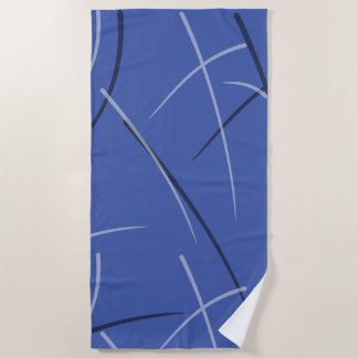 Serviette De Plage Flexible Monochrome Jouer Scribbles Simple