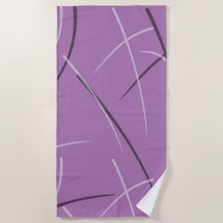 Serviette De Plage Flexible Monochrome Jouer Scribbles Simple
