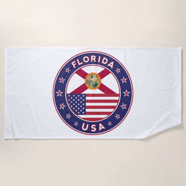Serviette De Plage Floride (Devant)