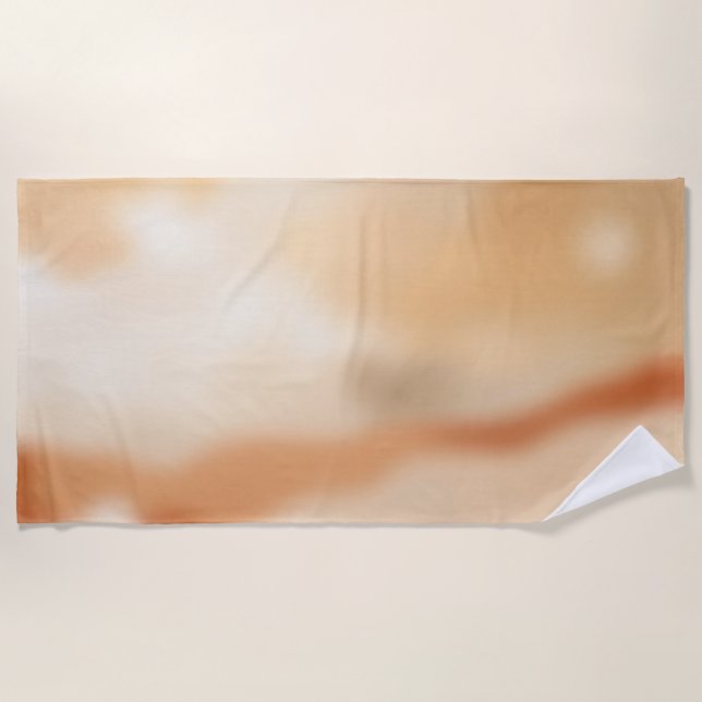 Serviette De Plage Flux Chaud Abstrait (Devant)