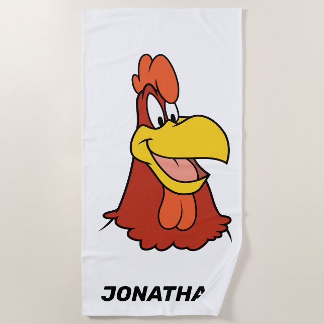 Serviette De Plage Foghorn Leghorn Closeup (Devant)