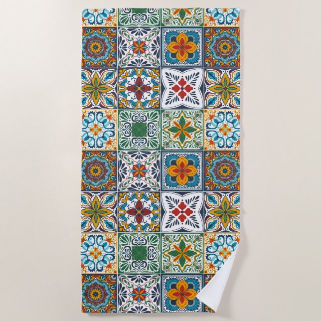 Serviette De Plage Fond d'écran Backsplashes / Carreaux inspirés Tala (Devant)