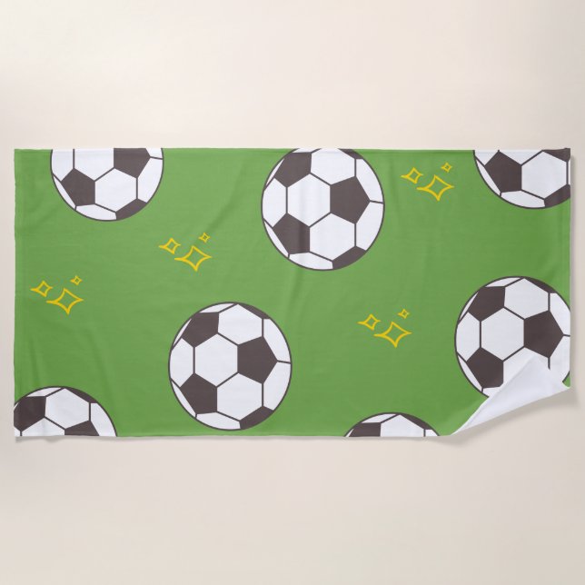 Serviette De Plage Football (Devant)