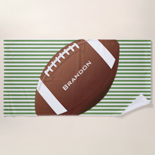 Serviette De Plage Football Design Beach Towel