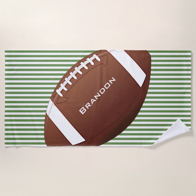 Serviette De Plage Football Design Beach Towel (Devant)