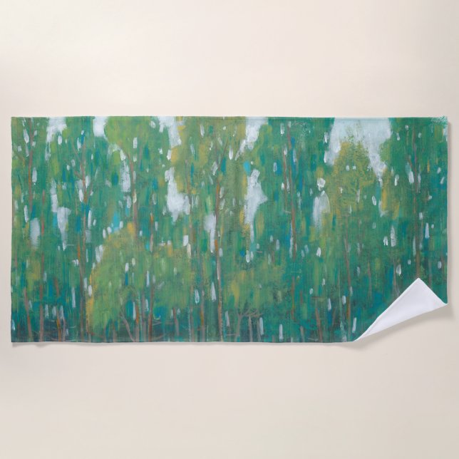 Serviette De Plage Forest Green II (Devant)
