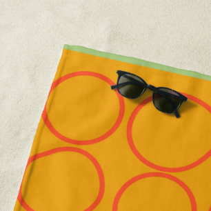 Serviette De Plage Formes Abstraites