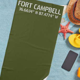 Serviette De Plage Fort Campbell Latitude Longitude