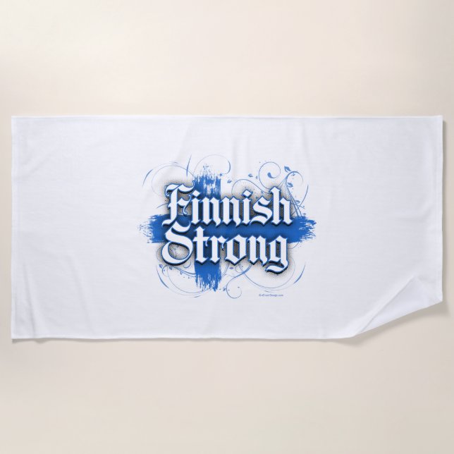 Serviette De Plage Forte finlandaise (Devant)