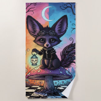 Serviette De Plage Fox divisée par les royaumes de Twilight
