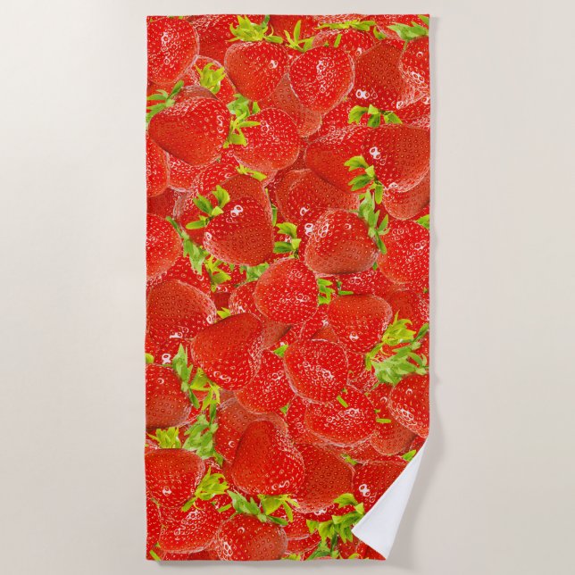 Serviette De Plage Fraises (Devant)