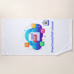 Serviette De Plage FreeToolsPDF – Puissance numérique amusante sur vo
