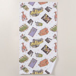 Serviette De Plage FRIENDS™   Motif à pois et icônes