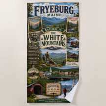 Fryeburg Maine Porte d'entrée des Montagnes Blanch