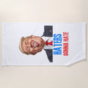 Serviette De Plage Funny Haters va détester des citations drôles en d